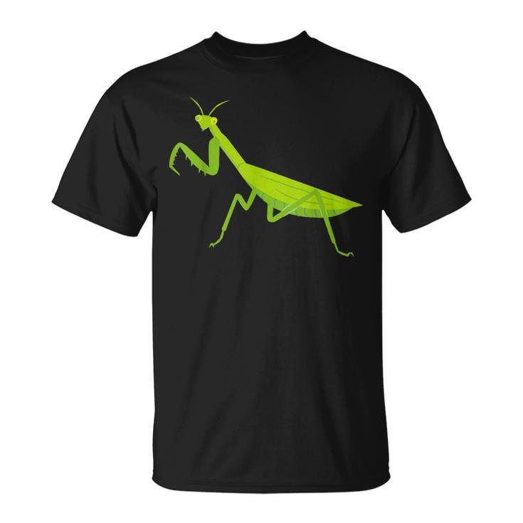 オオカマキリ_昆虫_蟷螂_かまきり Tシャツ