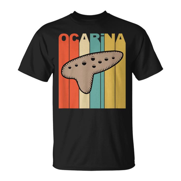 オカリナ レトロ Tシャツ