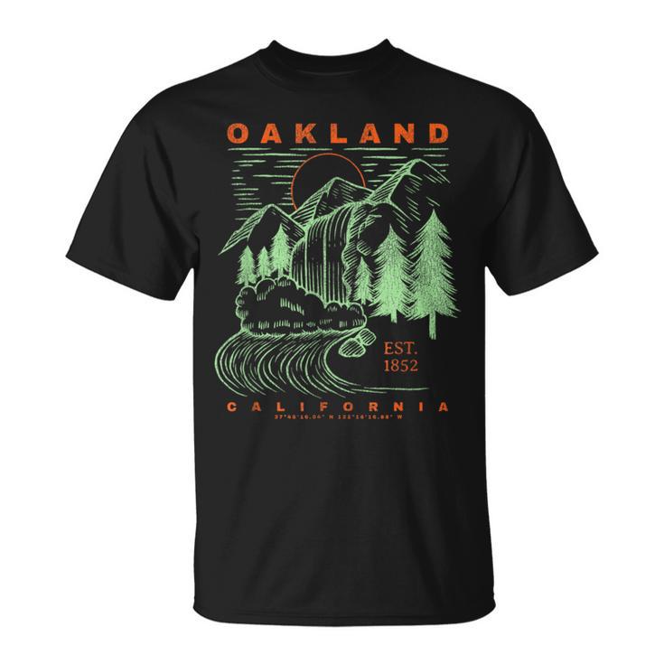 オークランド カリフォルニア クール 旅行 お土産 素朴 オークランド Tシャツ
