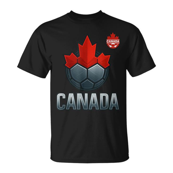 カナダ サッカー ジャージ レッド フットボール ファン プレーヤー 旅行 Tシャツ