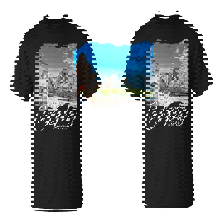 カナダのお土産カルガリー Tシャツ