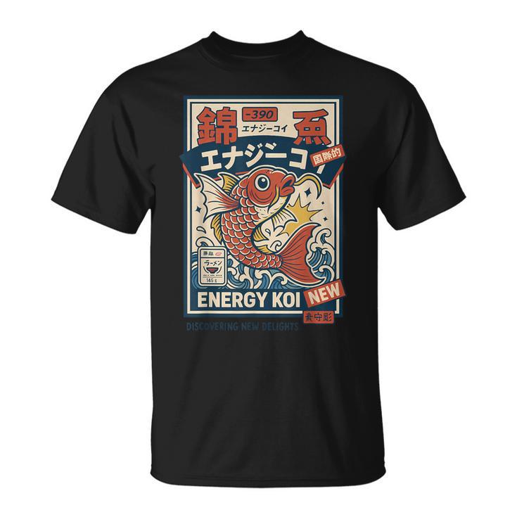 カワイイ オタク アニメ 日本 ストリートウェア 鯉 グランジ Tシャツ