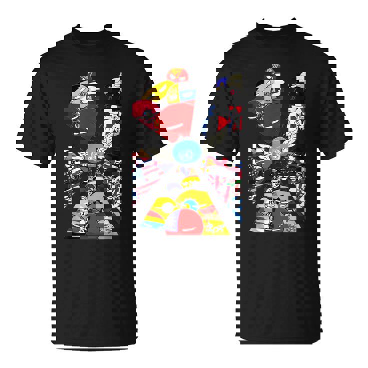 カントリーボール 世界旗 Tシャツ