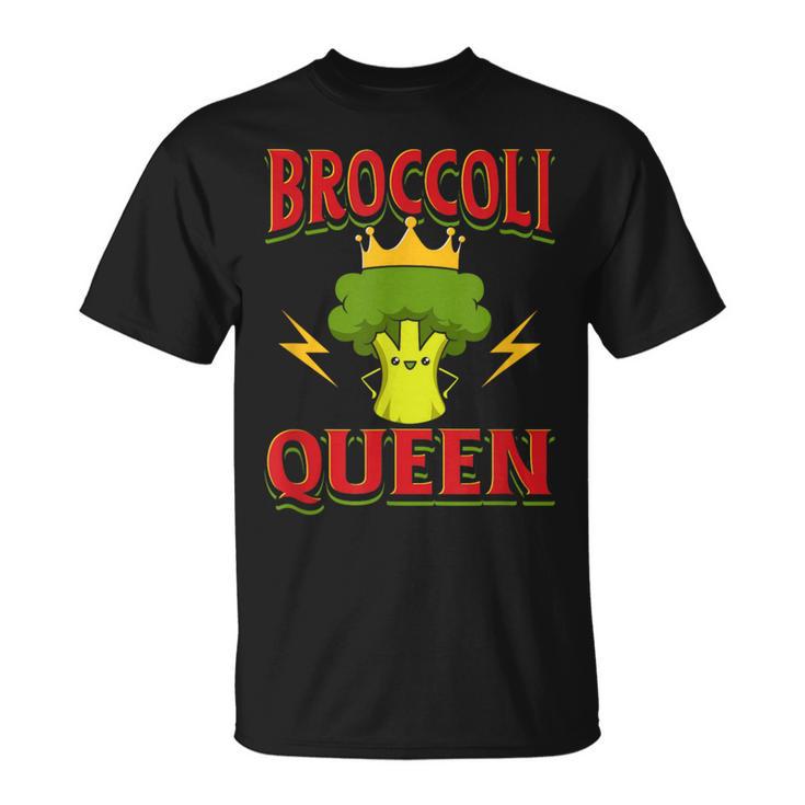 キュート ブロッコリー クイーン 引用 おもしろい 野菜 ブロッコリー愛好家 Tシャツ