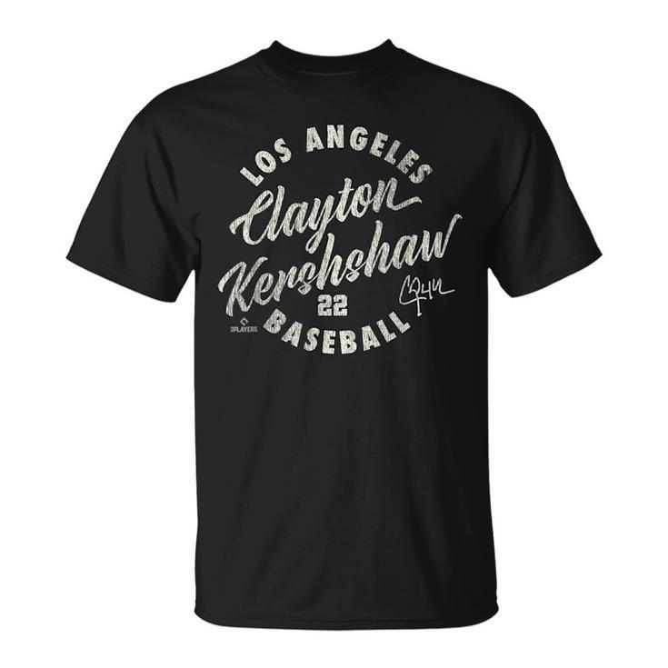 クレイトン・カーショウ ロサンゼルス ベースボールロック Mlbpa Tシャツ