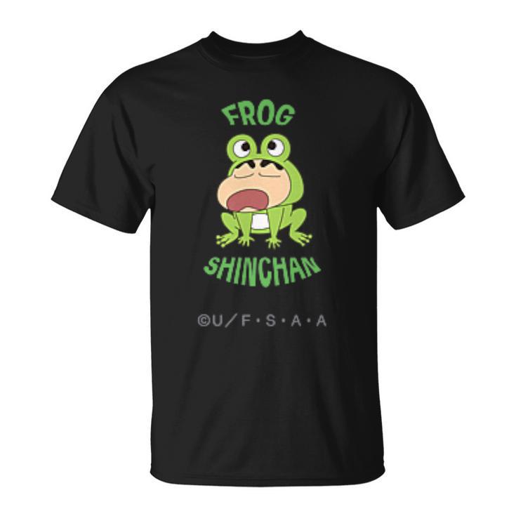 クレヨンしんちゃん カエルしんちゃん ワンポイント Tシャツ