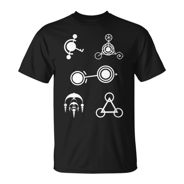 クロップサークルデザインミステリー Tシャツ