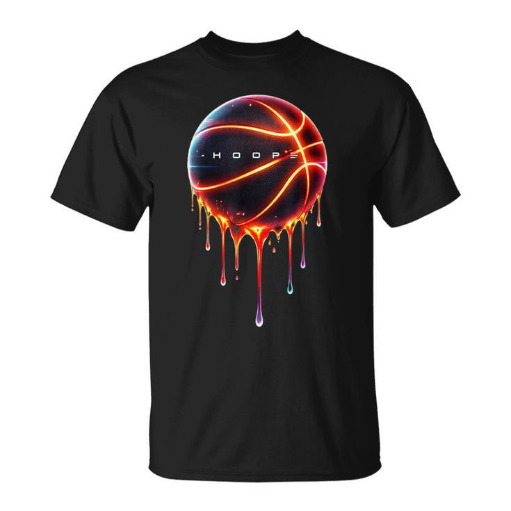 クールなバスケットボール Tシャツ