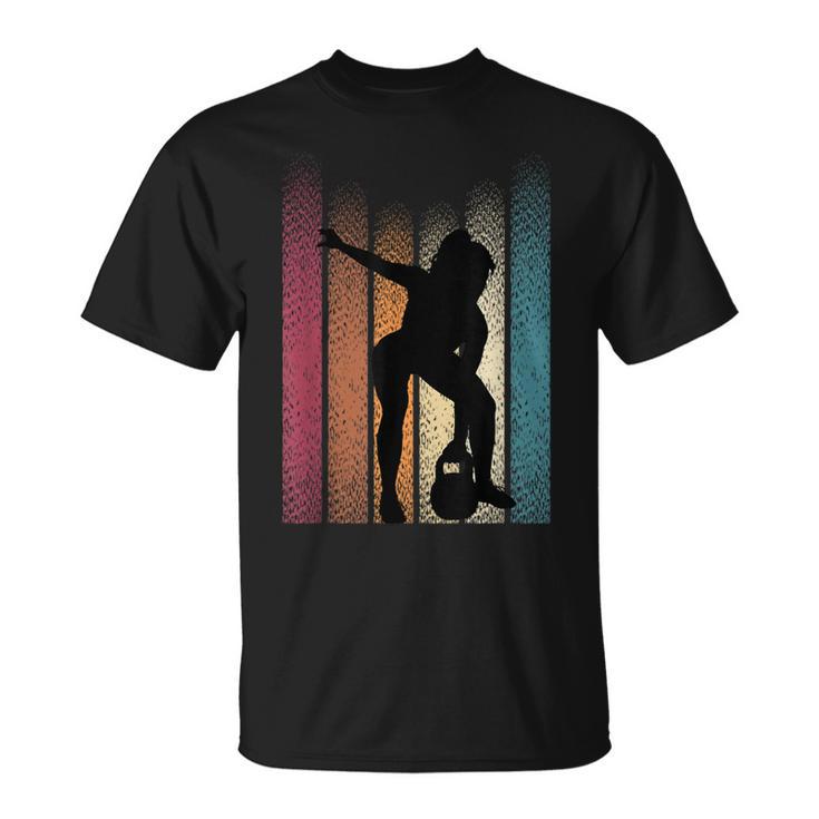 ケトルベル レトロ ワークアウト パワーリフティング ボディビルダー パンプペン Tシャツ