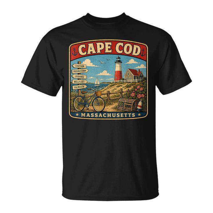 ケープコッドビーチ マサチューセッツ州 休暇 ケープコッド ウェディング Tシャツ
