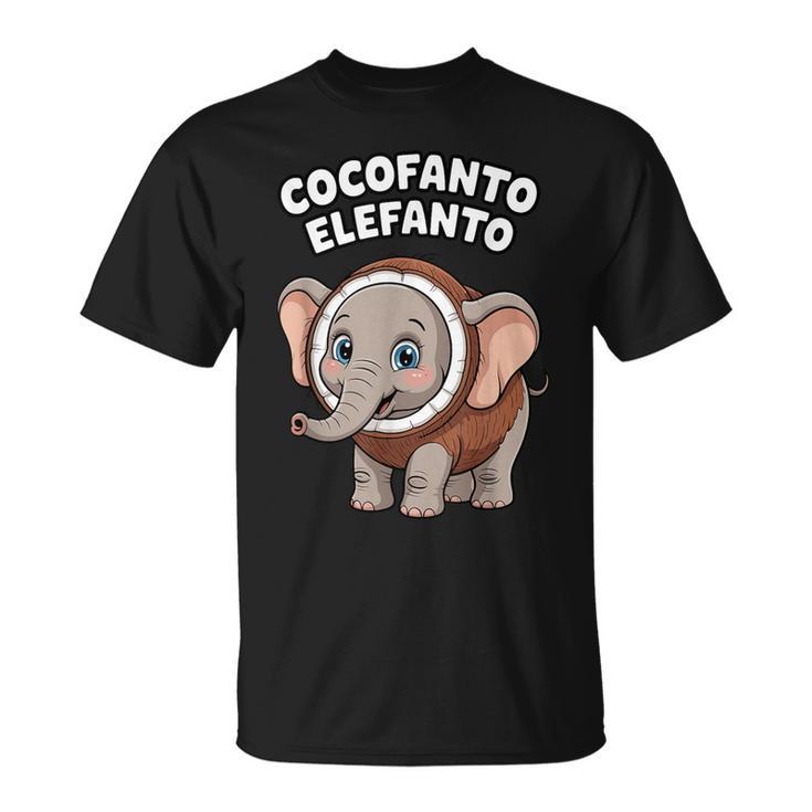 ココファント エレファント イタリアン ブレイン ミーム Tシャツ