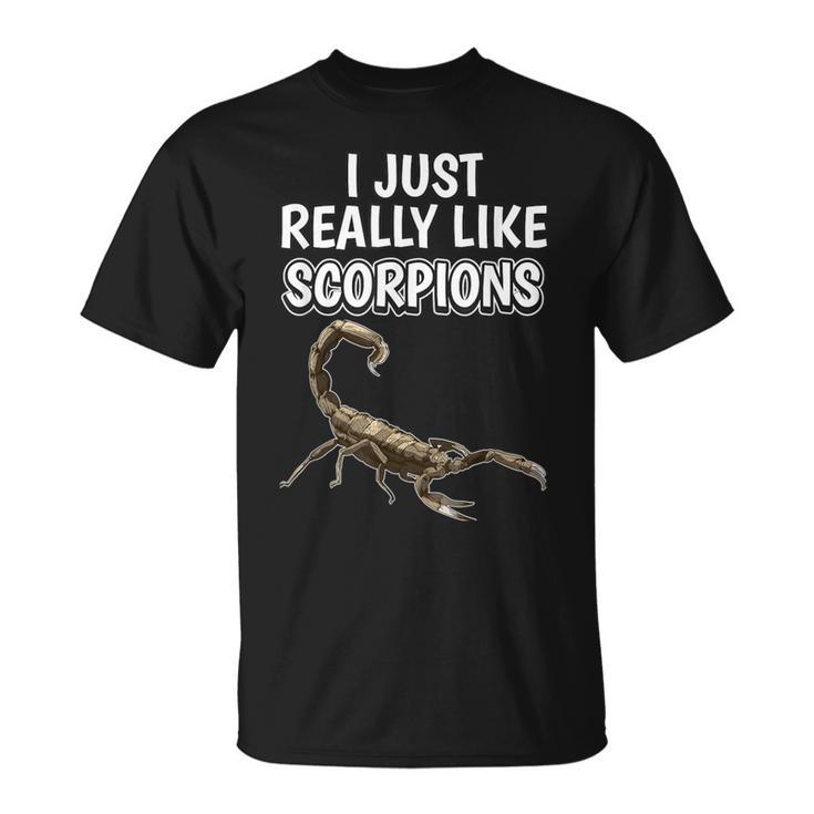 サソリの名言 I Just Really Likecorpions 洋服のサソリ Tシャツ