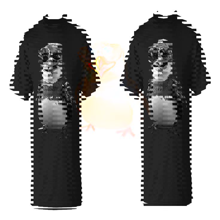 サングラスをかけたペンギン アニマル・フレンド ラブ・キュート・ペンギン Tシャツ