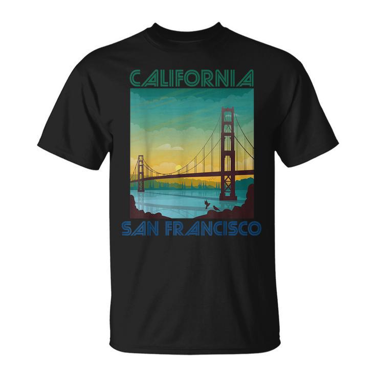 サンフランシスコ カリフォルニア お土産 ゴールデンゲートブリッジ Tシャツ