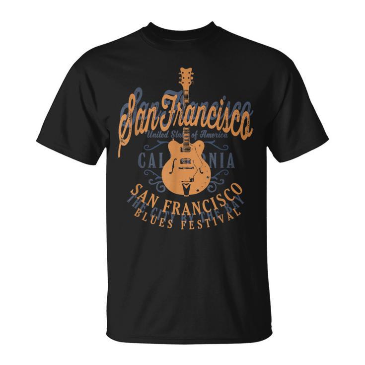 サンフランシスコ・ブルース アメリカンミュージックフェスティバル クール ビンテージ Tシャツ