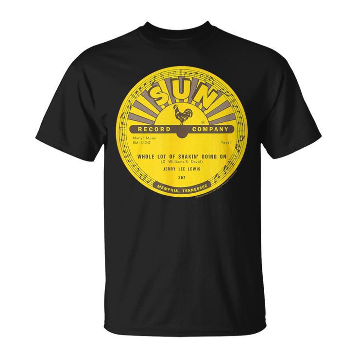 サンレコードビニールジェリー・リー・ルイスホール・ロット・オブ・シェイキン Tシャツ