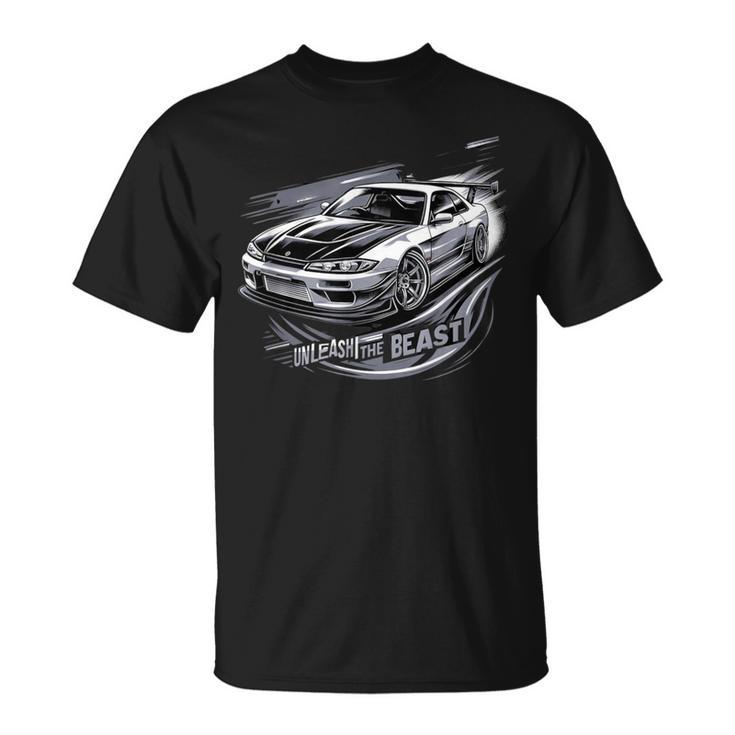 シルビアスピリット Jdm ジャパン ドリフト カルチャー スピードカー ラリー17 Tシャツ