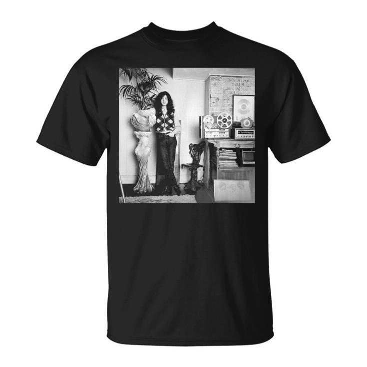 ジミー・ペイジ レッド・ツェッペリン ギタリスト 1970 Tシャツ