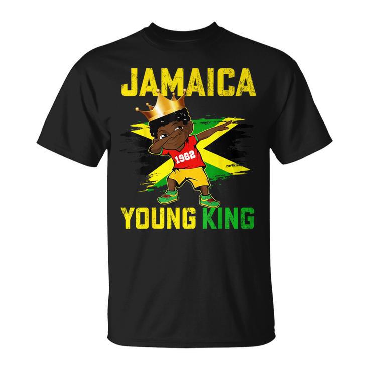ジャマイカ キング 61Th Celebrating 1952 ブラック 男の子 キッズ 幼児 Tシャツ