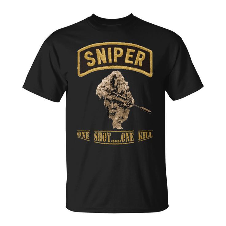 スナイパーギリースーツシール Tシャツ