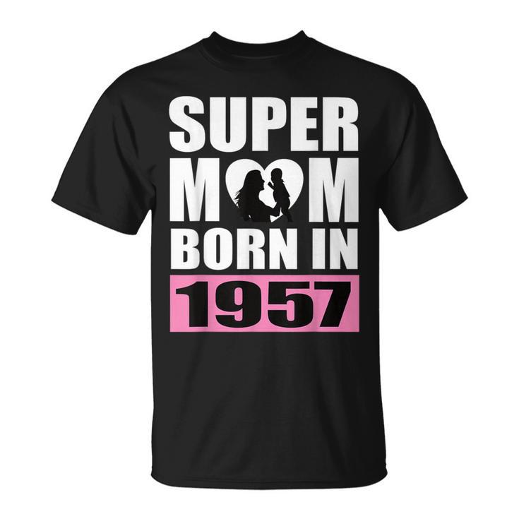 スーパー・ママ 1957年生まれ ママ 誕生日 1957年 誕生日 1957年 Tシャツ