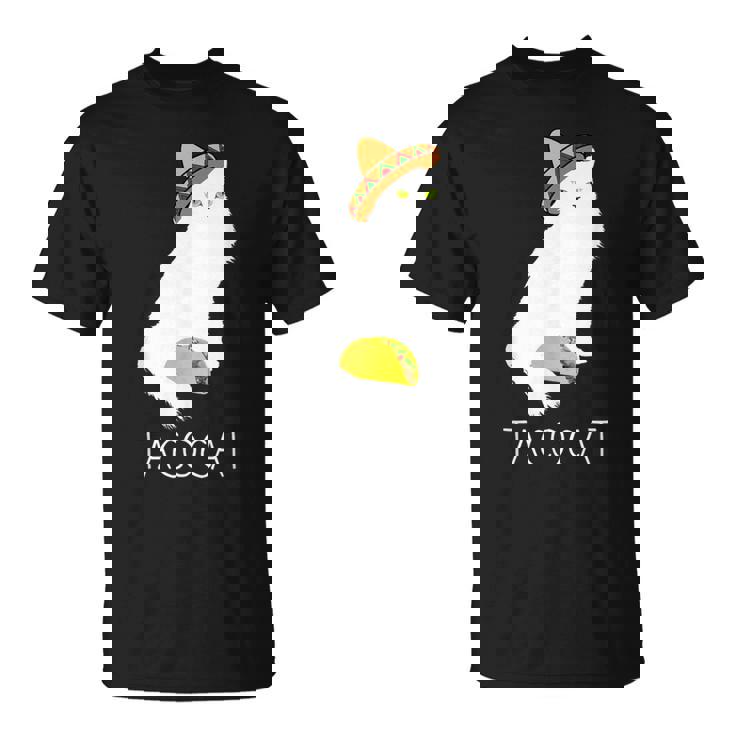 タコキャット-楽しい猫の回文 Tシャツ