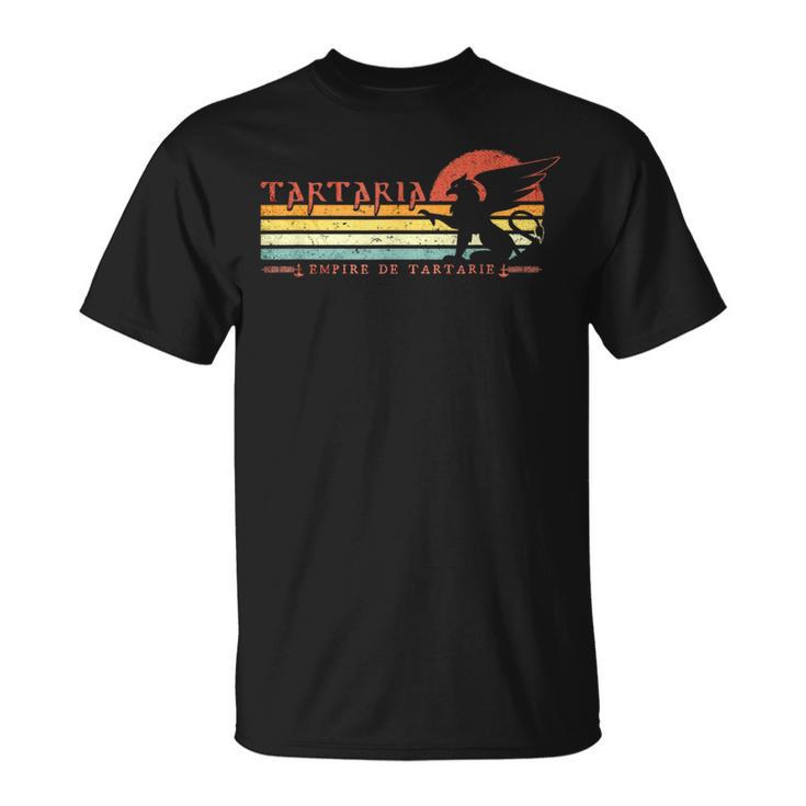 タルタリア-タルタリア帝国-レトロな古代グリフィン Tシャツ