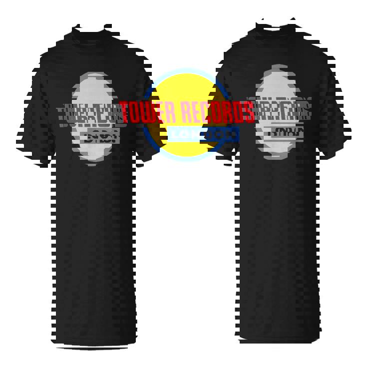 タワーレコード ロンドン 音楽 レトロ ヴィンテージ Tシャツ