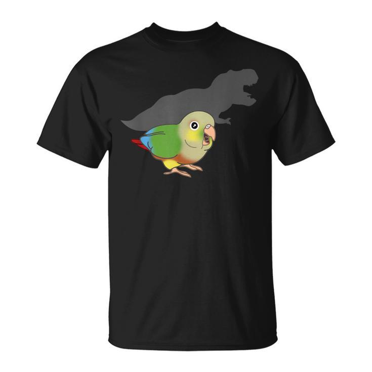 ティーレックス コニュア シャドウオウム パイナップル コニュア ペット 鳥 恋人 Tシャツ