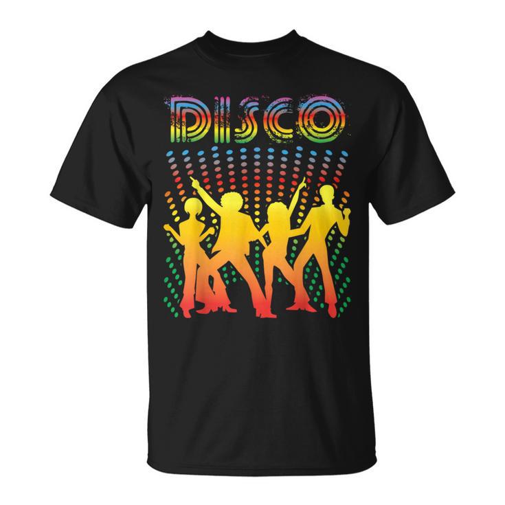 ディスコtシャツ ヴィンテージスタイルダンシングレトロディスコシャツ Tシャツ