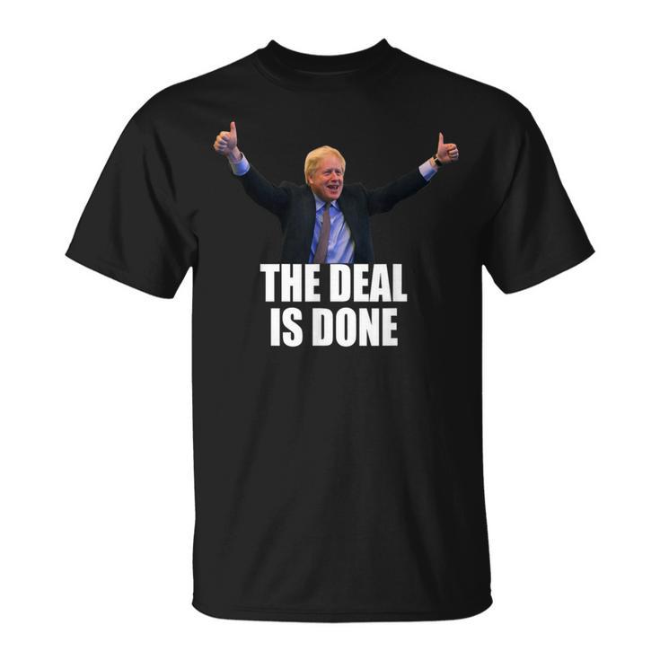 ディールは完了ですボリス・ジョンソン Brexit Deal Tシャツ