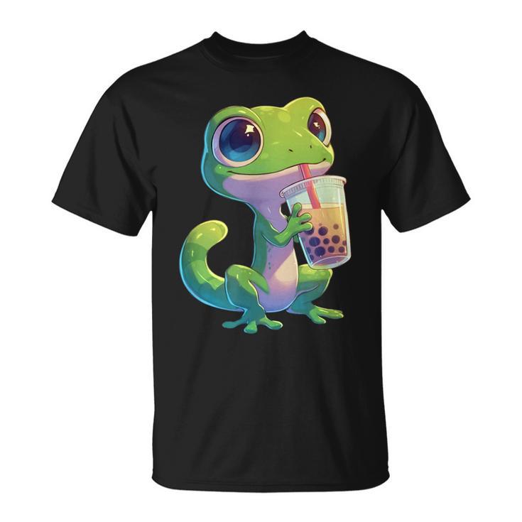 トカゲ かわいい 野生動物 ヤモリ かわいい 爬虫類 Tシャツ