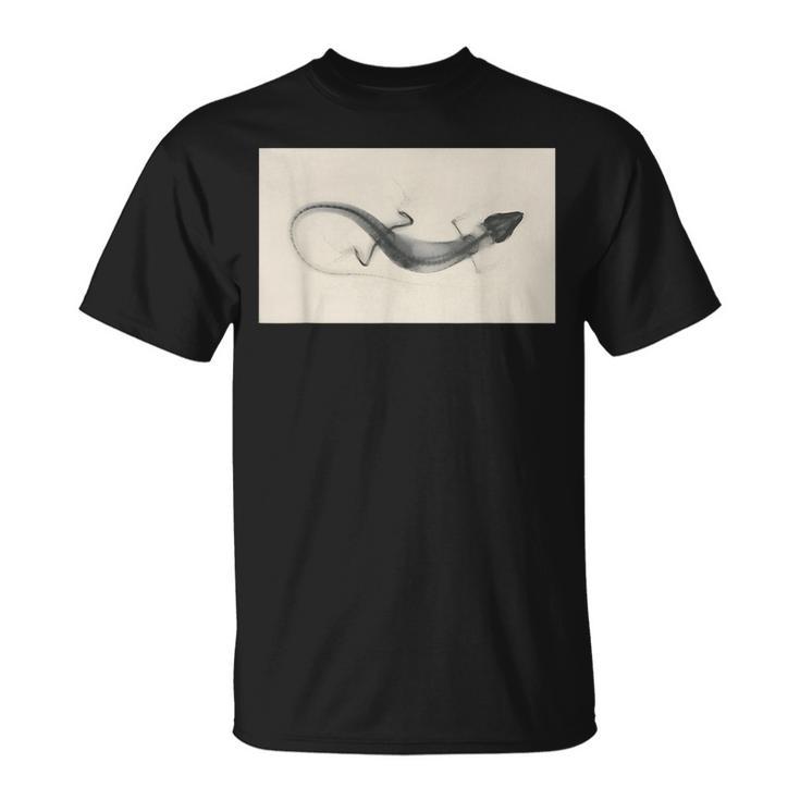 トカゲのレントゲン写真 Tシャツ