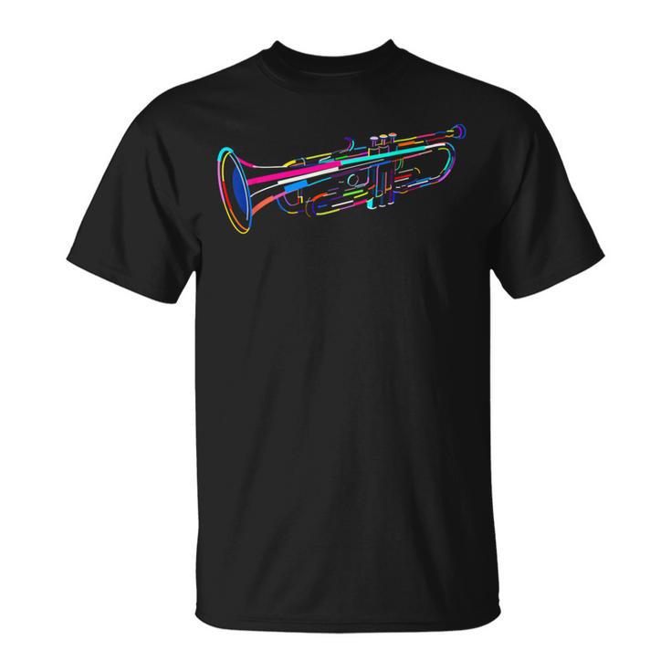 トランペット トランペット ミュージシャンモチーフ ギフト Tシャツ