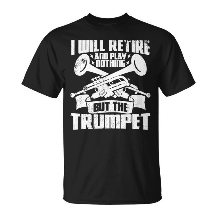 トランペットじいさん吹奏楽団マーチングバンド 長袖tシャツ Tシャツ