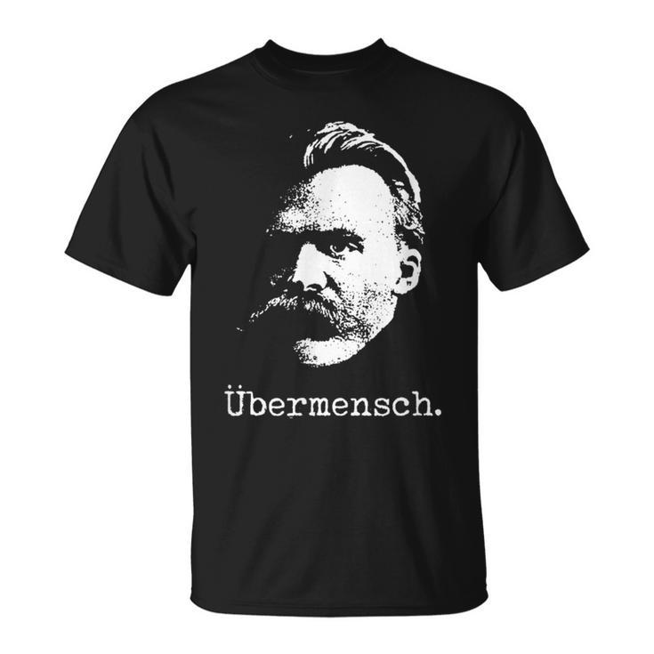 ニーチェ・ザラトゥストラ-ユーバーメンシュ哲学-超人 Tシャツ