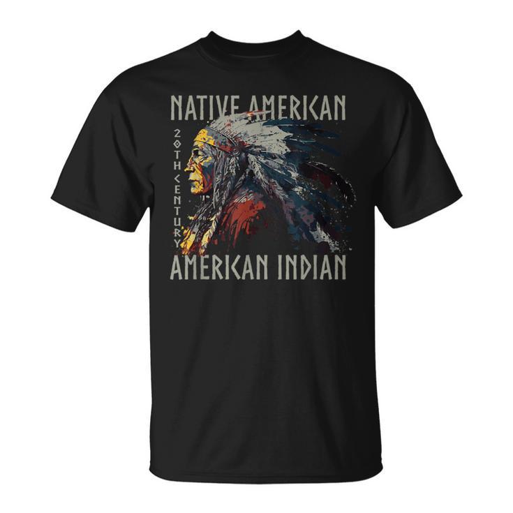 ネイティブアメリカン 20世紀 アメリカインディアン Tシャツ
