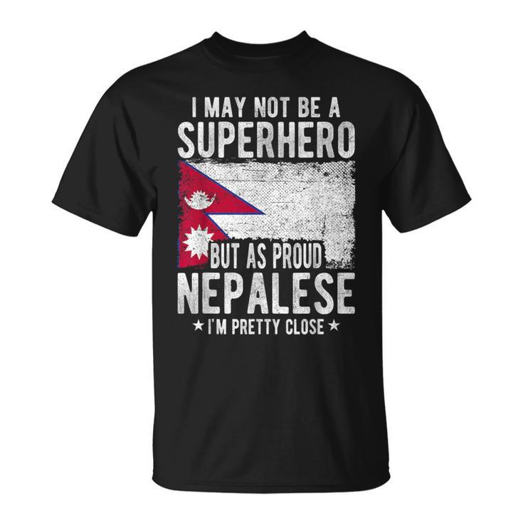 ネパール ネパール国旗 誇り高きネパール Tシャツ
