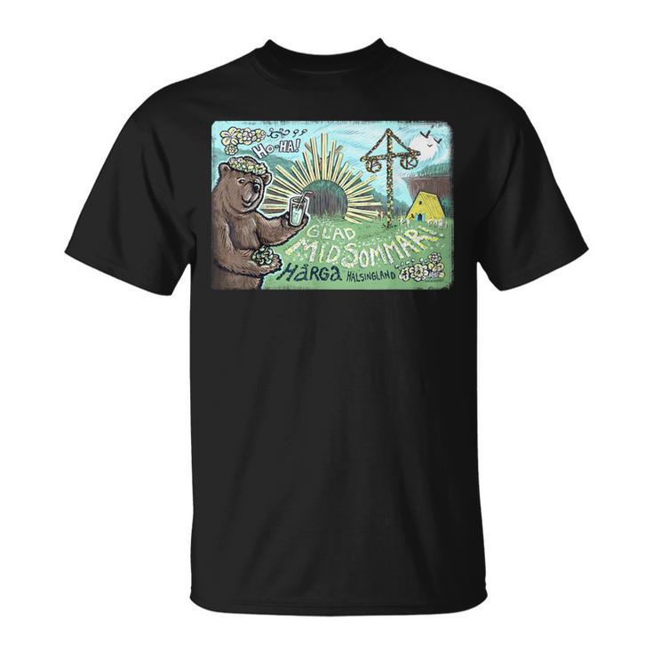 ハッピー・ミッドサマー・ベア Tシャツ