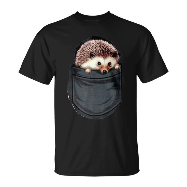 ハリネズミポケット Tシャツ