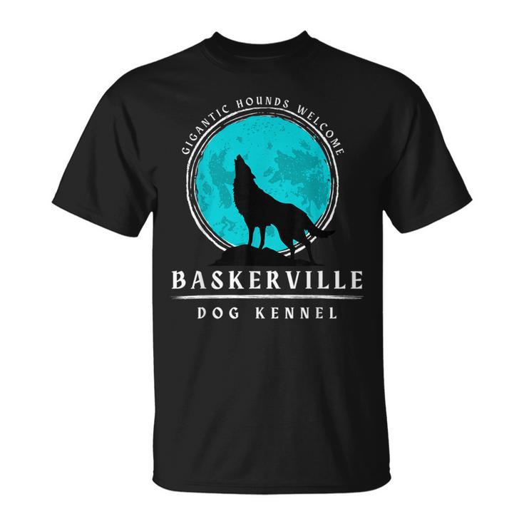 バスカヴィル犬小屋 巨大猟犬へようこそ シャーロック・ホームズ Tシャツ