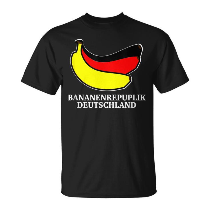 バナナギフト Ddr Brd 政治 ギフト バナナ共和国 ドイツ Tシャツ