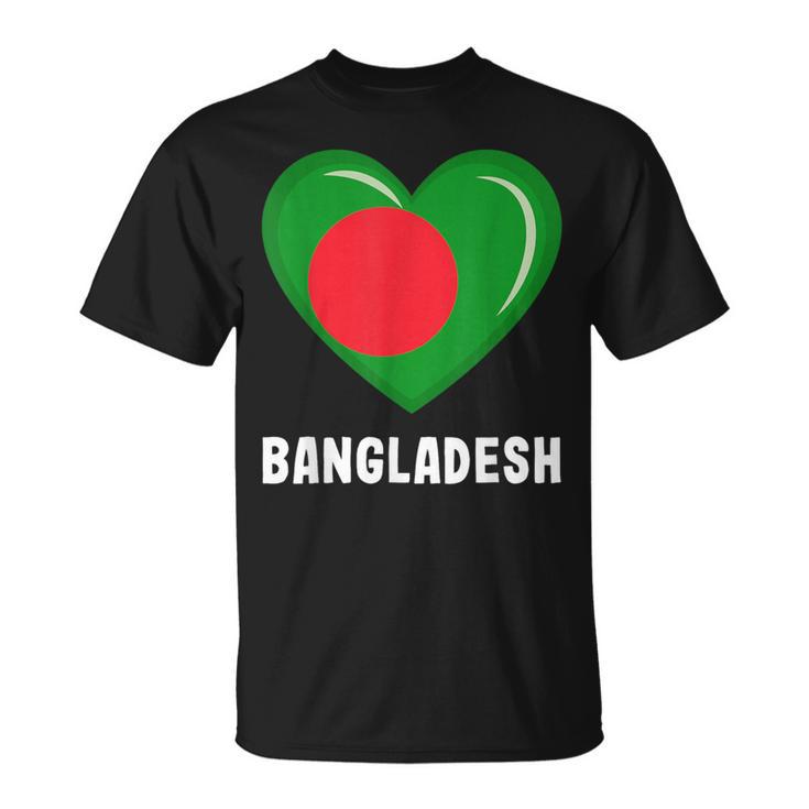 バングラデシュ国旗シャツ Tシャツ