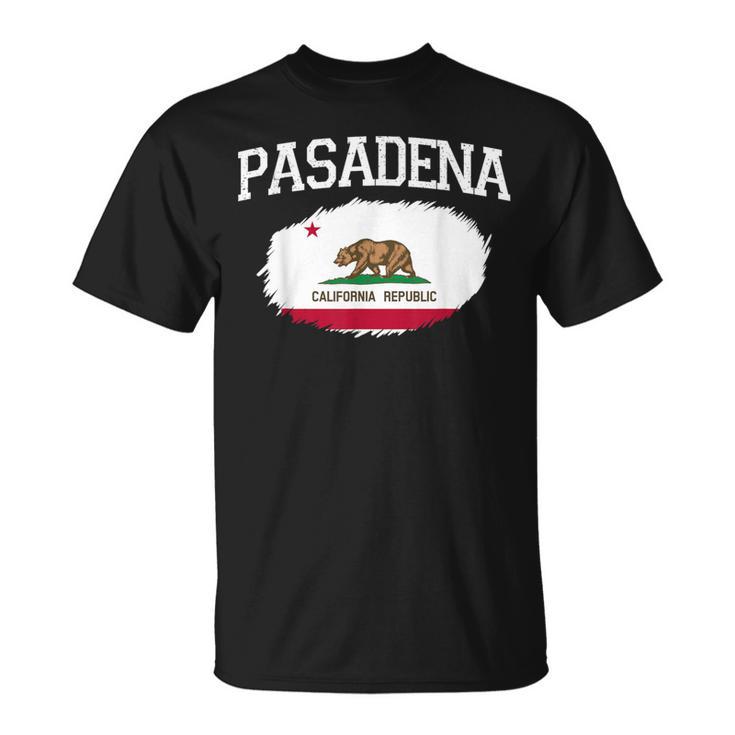 パサデナ カリフォルニア州旗 ビンテージ Usa スポーツ メンズ レディース Tシャツ