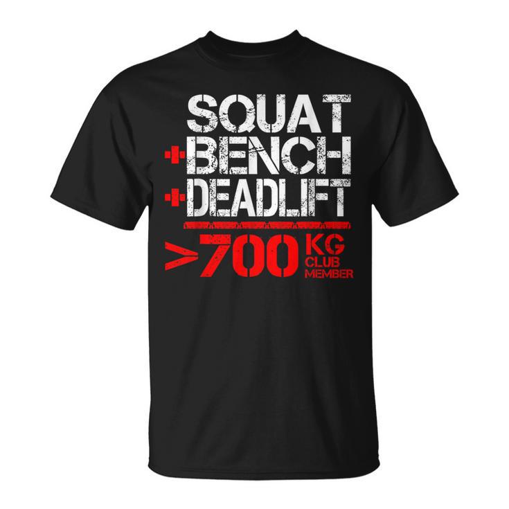 パワーリフティング700kgクラブメンブ Powerlifting 700 Kg Club Member Tシャツ