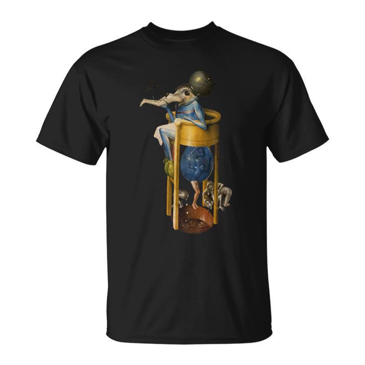 ヒエロニムス ボッシュ 大喜びの庭 悪魔 Tシャツ