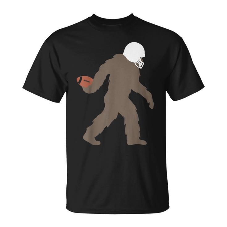 ビッグフット アメフト おもしろい サスカッチ アメリカンフットボール Tシャツ