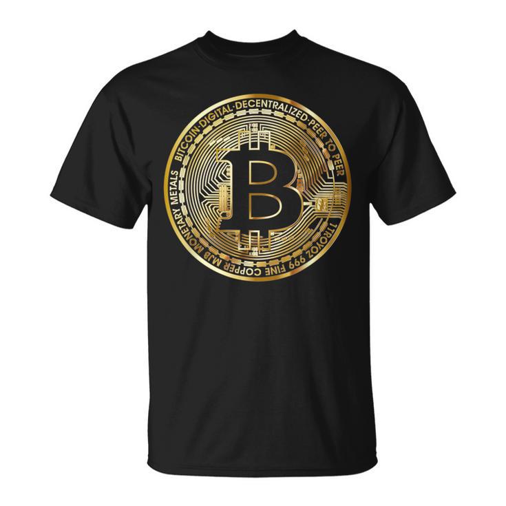 ビットコインbtcコイン暗号トレーダーBitcoinフューチャーフリーダムギフト Tシャツ