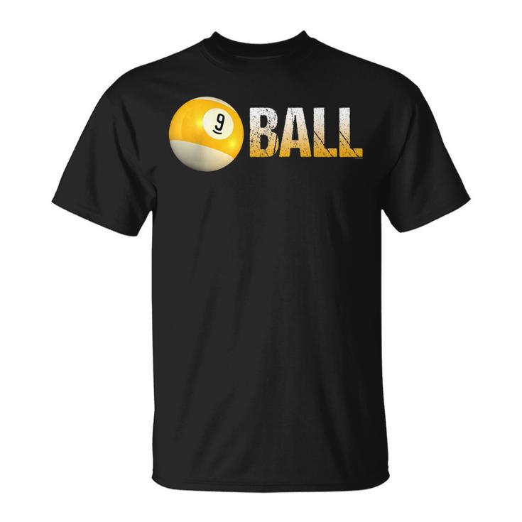 ビリヤード プールボール 9ボール アパレル 9ボール チーム リーグ用 Tシャツ