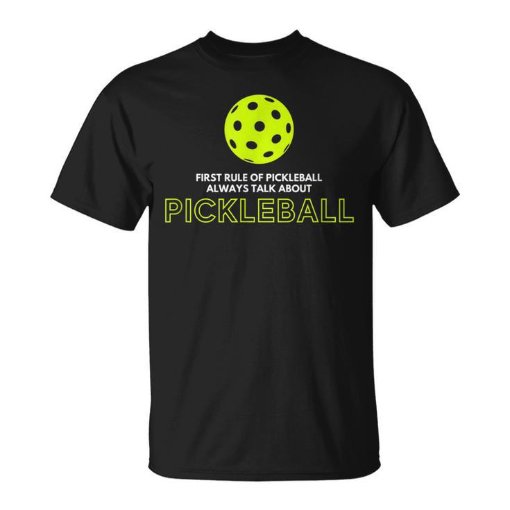 ピックルボール第一ルール Tシャツ